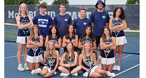 Girls Varsity Tennis Team 2026