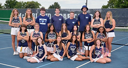 JV Girls Tennis Team 2026