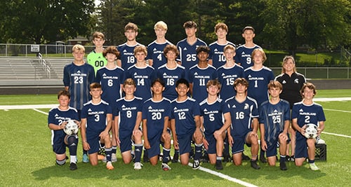 Boys JV1 Soccer Team 2023