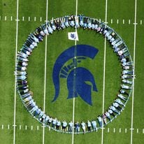 MHS Students on Football field