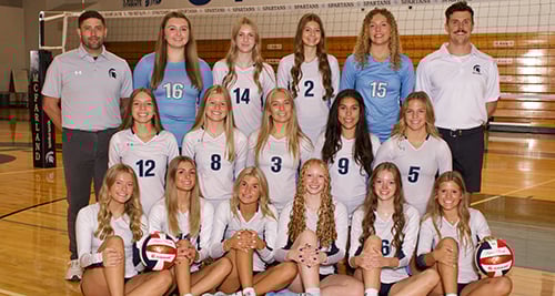 Varsity Volleyball Team 2025