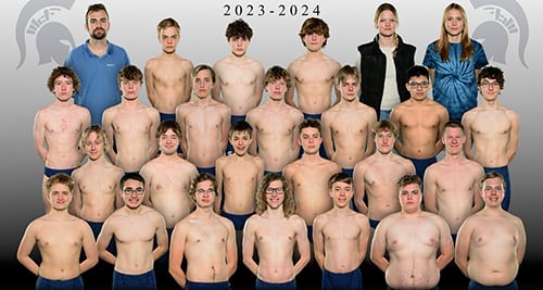 Boys Swimming Team 2023-2024