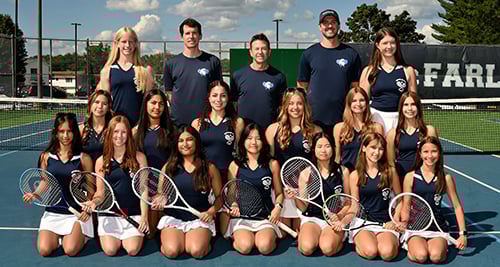 Girls JV Tennis Team 2025