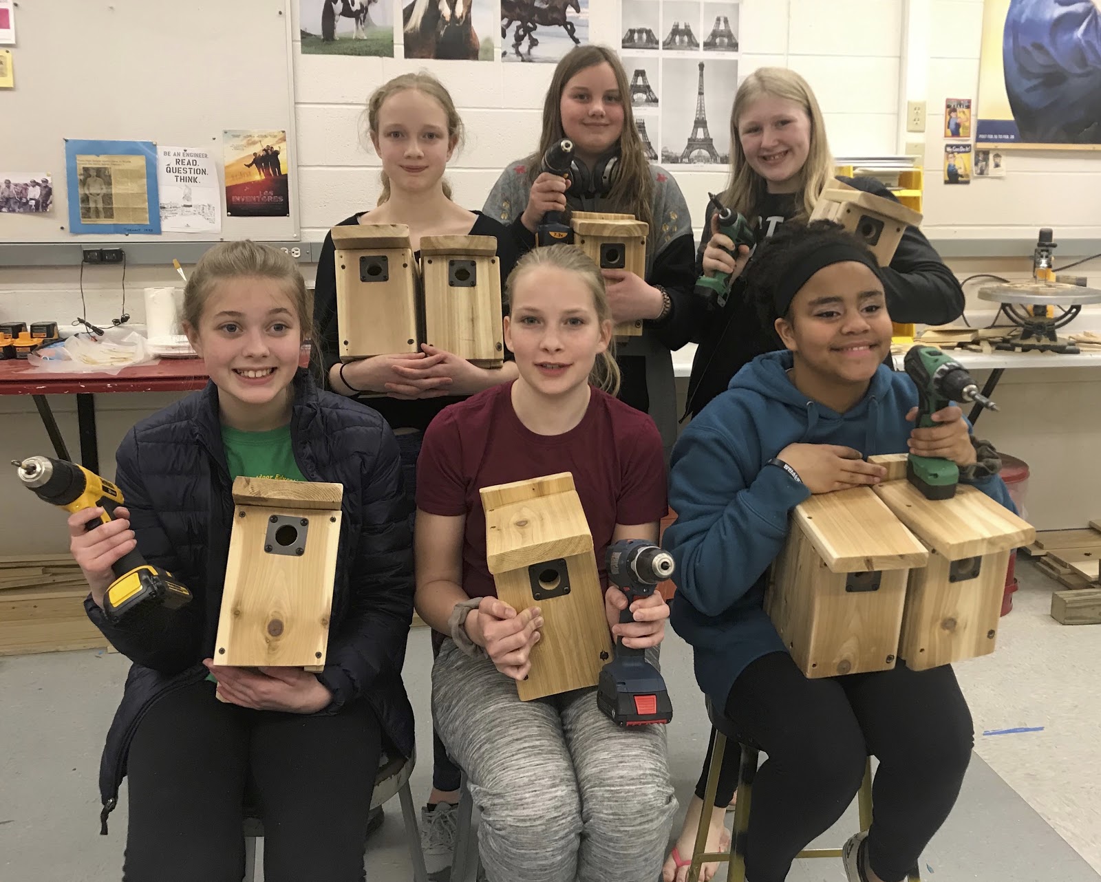 Building Birdhouses Picture