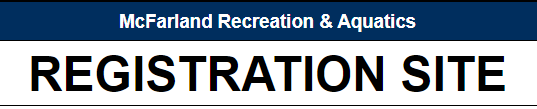 This is our online registration for activities and memberships