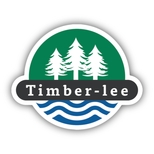 Camp TImber-lee logo and website link